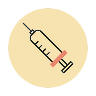 Şırınga ikonu vektör çizimi