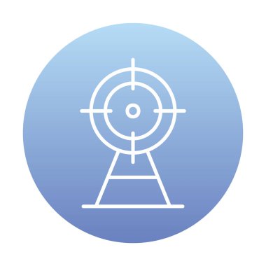 hedef simge, vektör illüstrasyonu basit tasarım