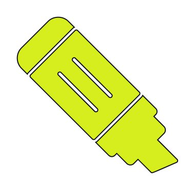 İşaretleyici. Web simgesi basit illüstrasyon                       