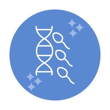 Üreme sisteminin vektör çizgisi çizimi