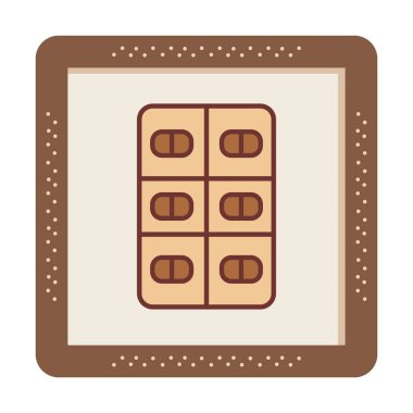 hapları web simgesi, vektör çizim 