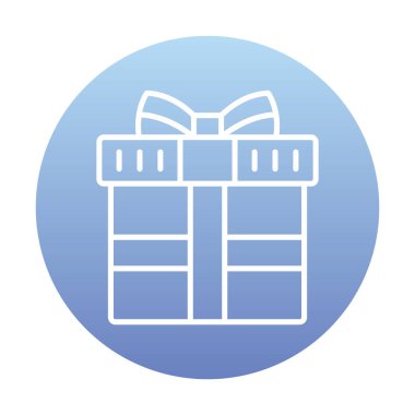 Yay resimli basit bir hediye kutusu