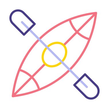 Basit Kano Teknesi simgesi, vektör illüstrasyonu