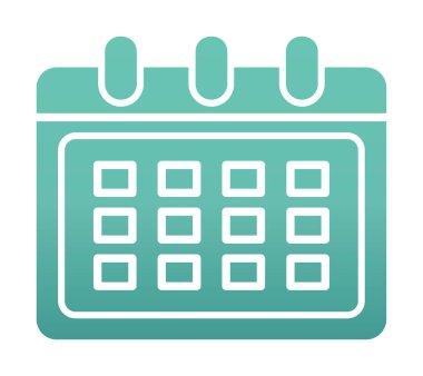 Takvim web simge vektör çizim