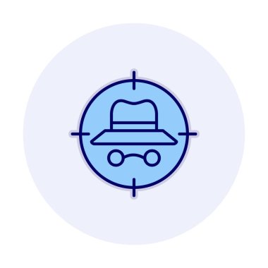 hedef simge, vektör illüstrasyonu basit tasarım