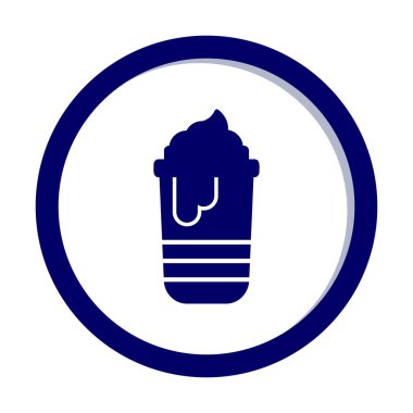 Sıcak çikolata, vektör illüstrasyon tasarımı 