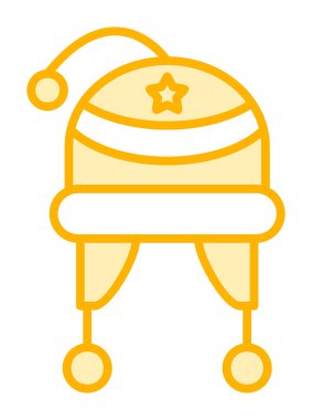 İzometrik biçimde Kış Şapkası simgesi