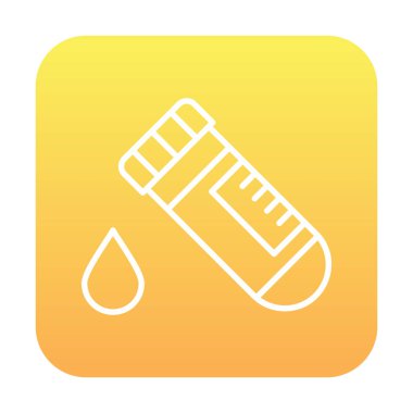 Kan Test Ağı simgesi, vektör illüstrasyonu