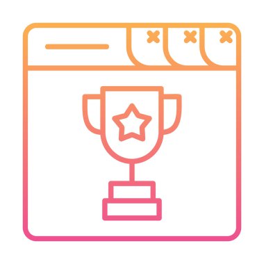 düz kupa kupa vektör illüstrasyonu