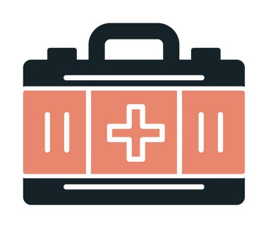 İlk yardım kiti vektör illüstrasyonu