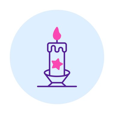 Mum web simgesi, vektör çizim