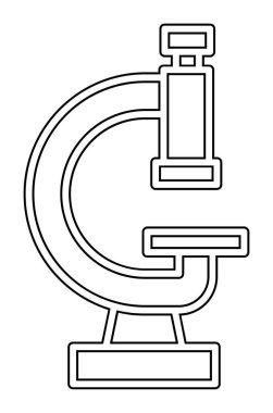 Basit düz ağ mikroskop resimlemesi