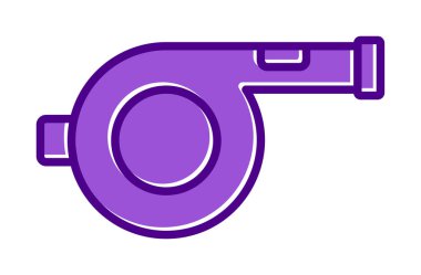 Basit Islık simgesi vektörü, illüstrasyon