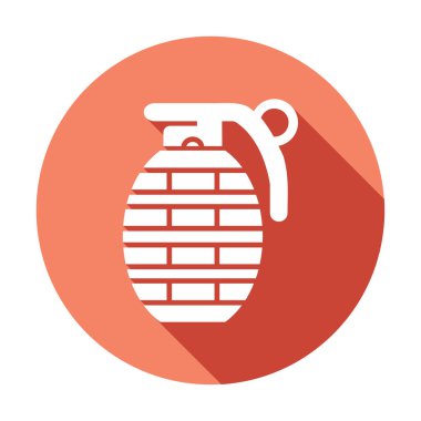 El bombası simgesi, vektör illüstrasyonu