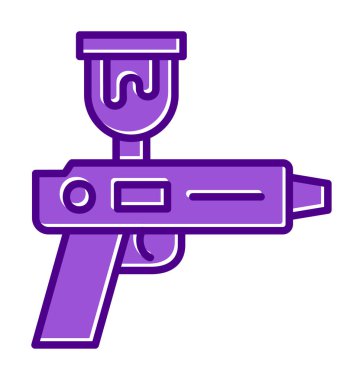 Spray Gun icon vector illustration