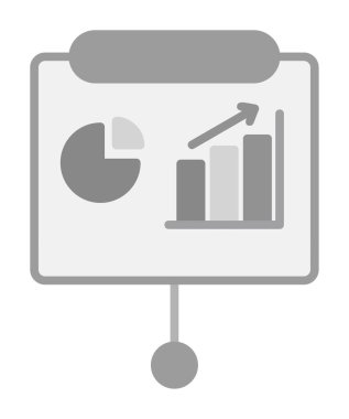 Sunum, iş istatistikleri ve pasta grafik ikonlu veri analizleri. iş analizleri, analizler, istatistikler, pasta grafiği