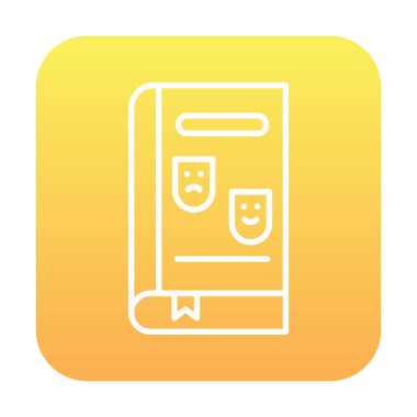 Çizgi Roman simgesi, vektör illüstrasyonu  