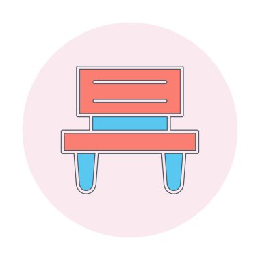 bank simgesi, vektör illüstrasyonu basit tasarım