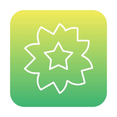 Sakura çiçek simgesi, vektör illüstrasyonu 