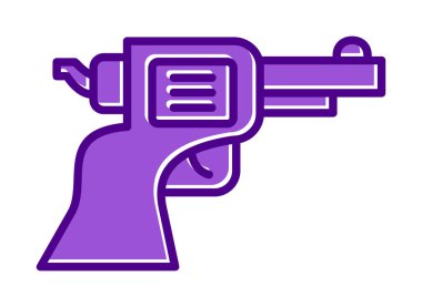 silah simgesi vektör illüstrasyonu