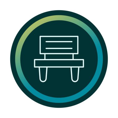 bank simgesi, vektör illüstrasyonu basit tasarım