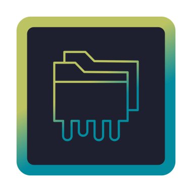 Veri Sızıntısı Ağ simgesi, vektör illüstrasyonu 