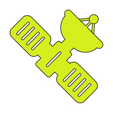 Uydu vektör çizimi, simge ögesi biçimi                     