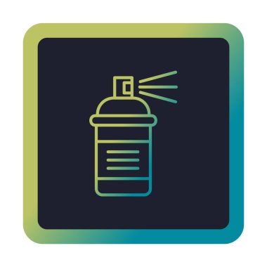 Boya spreyi ikon vektör resimlemesi