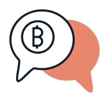 Dolar sembolü vektör çizimi tasarımı ile sohbet et 