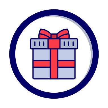 Yay resimli basit bir hediye kutusu