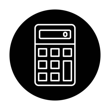 hesap makinesi web simge vektör çizim