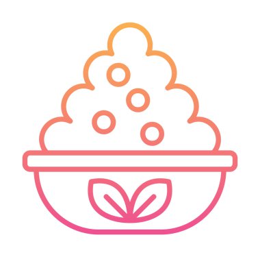 Maya yemek tasarımı basit bir kase.