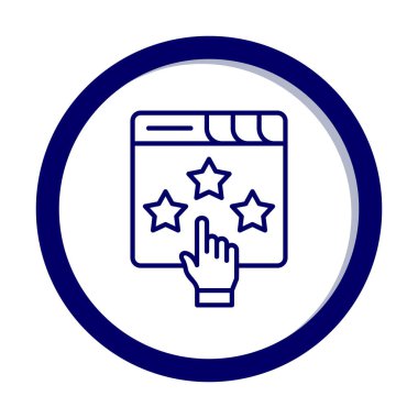 Basit sıralama simgesi, vektör illüstrasyonu