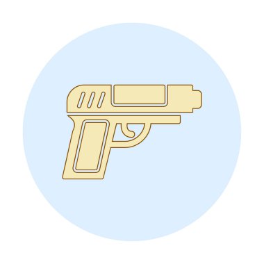 silah simgesi vektör illüstrasyonu