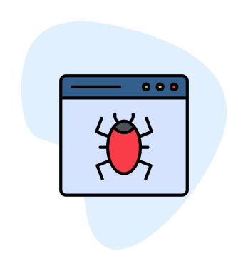 Yasak web sitesi vektör simgesi 