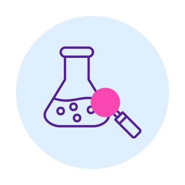 Araştırmacı simgesi beyaz arkaplanda izole edildi 