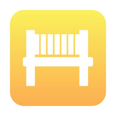 bank simgesi, vektör illüstrasyonu basit tasarım