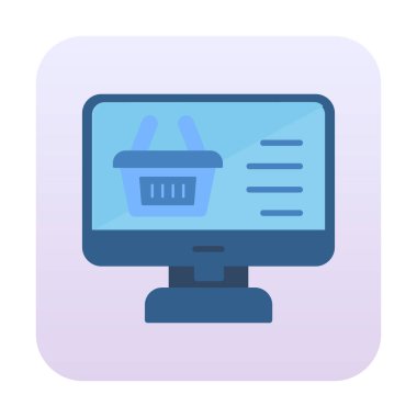 çevrimiçi alışveriş vektörü tasarımı                        