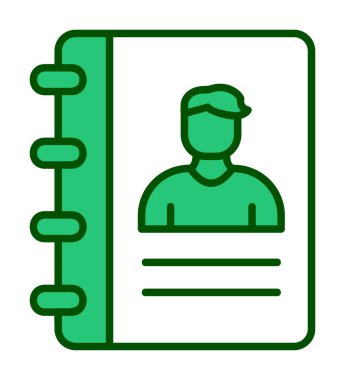 kitap simgesini başvurun, illüstrasyon vektör 