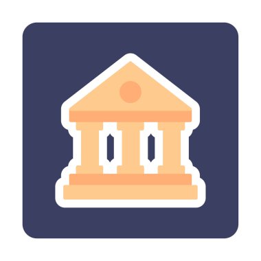 Simge vektör tasarlamak yapı Müzesi