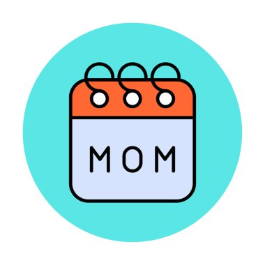 Anne takvimi olayı, vektör illüstrasyonu