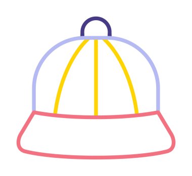 kapsül düz simgesi, vektör illüstrasyonu 