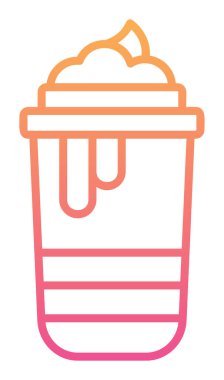 Sıcak çikolata, vektör illüstrasyon tasarımı 