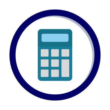 hesap makinesi web simge vektör çizim