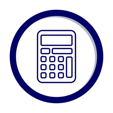 hesap makinesi web simge vektör çizim