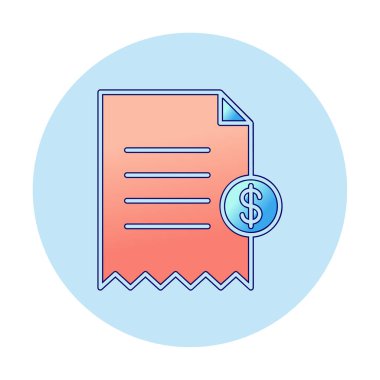 Alışveriş Alımı simgesi vektör illüstrasyonu