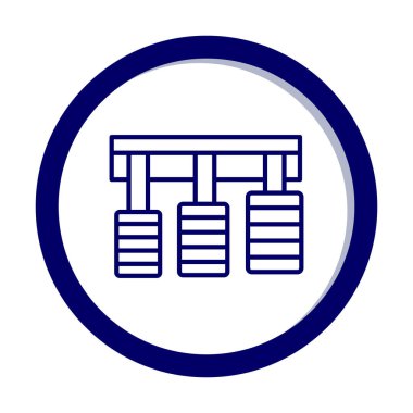 Araba pedalları web tasarım ikonu. Beyaz arkaplanda vektör illüstrasyonu