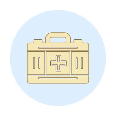 İlk yardım kiti vektör illüstrasyonu