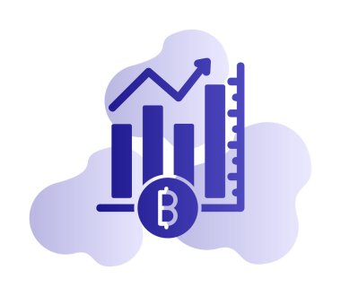 Basit Analitik simge, vektör illüstrasyonu