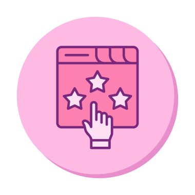 Basit sıralama simgesi, vektör illüstrasyonu